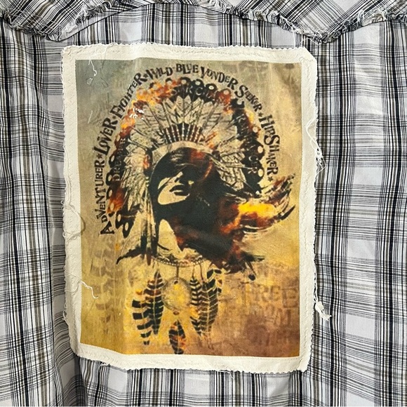 Men’s Pop Icon Pearl Snap Embroidered Long Sleeve Plaid Western Core Shirt - Picture 2 of 9